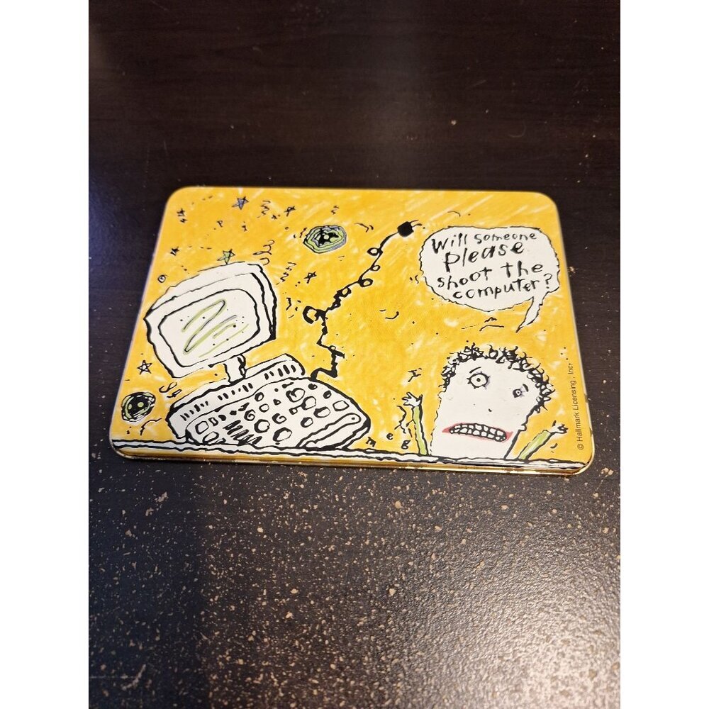 5" x 7" Fridge Magnet – “Will Someone Please Shoot the Computer” Funny Humor Dec